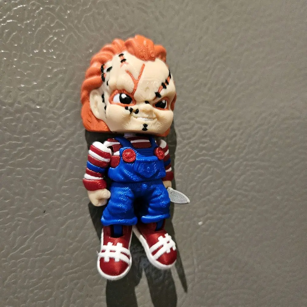 Creepy Doll Flexi Magnet – Horror-Inspired Halloween Decoration Home Decor Kitchen