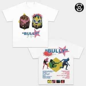 YE “Bully” Mask Graphic T-Shirt, Vintage Hip-Hop Album Inspired Tee, Retro Streetwear Art Shirt, Urban Music Fan Apparel, Unisex Trendy Fashion Gift, Y2K Aesthetic Tee, Graphic Streetwear Shirt