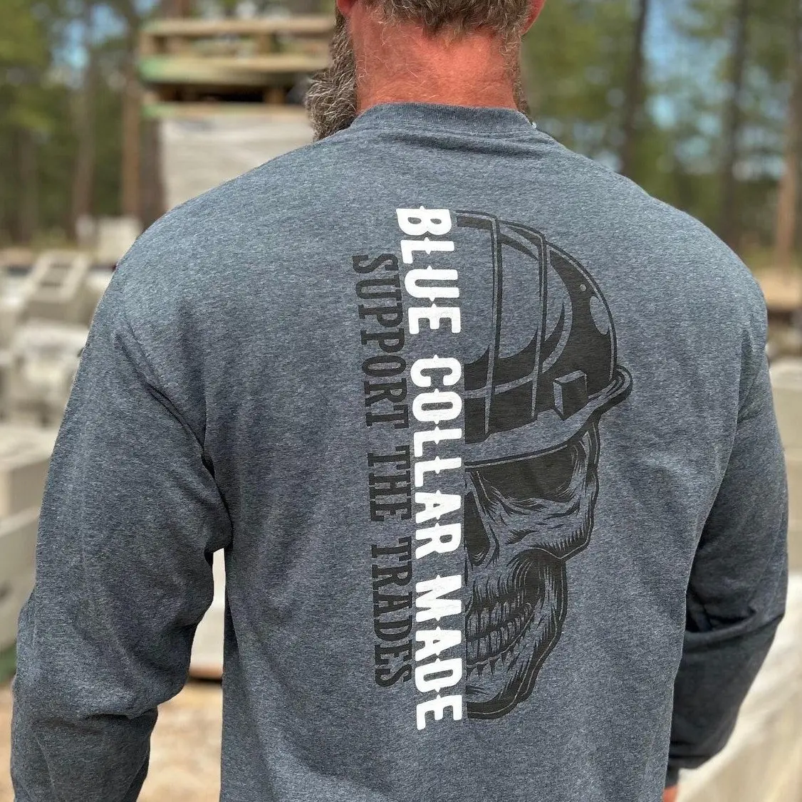 Blue Collar T-shirt | Support the Trades | Blue Collar T-shirt | Tradesmen & Tradeswomen shirt