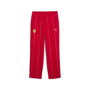 PUMA Mens Scuderia Ferrari Race Premium Pants Casual - Red