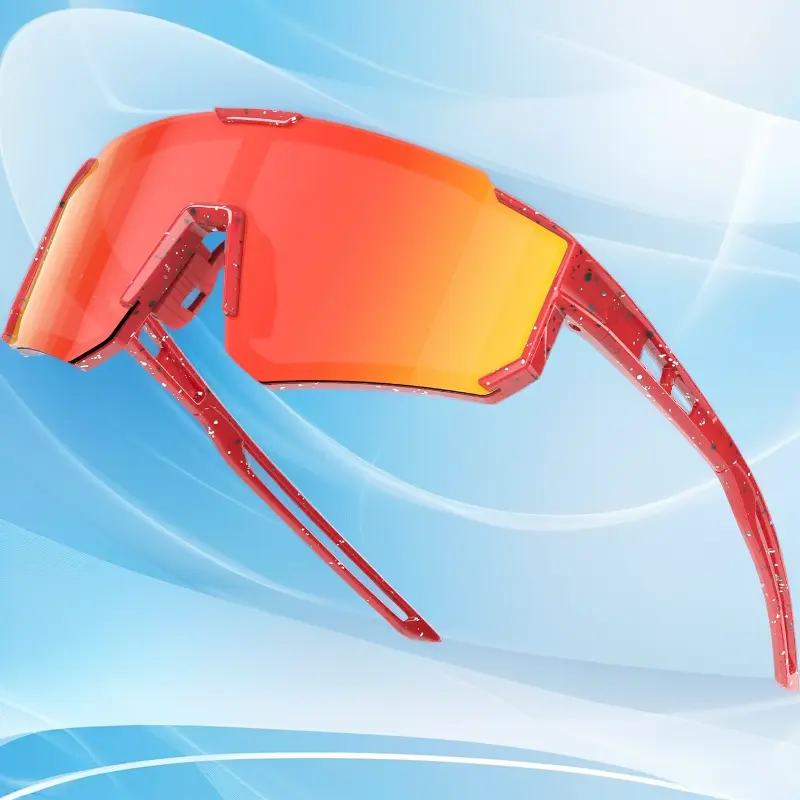 Kids' Polarized Lens Sports Sunglasses - Lightweight Unisex Frames for Youth Baseball, Softball, Cycling - Ages 3-12 Boys & Girls