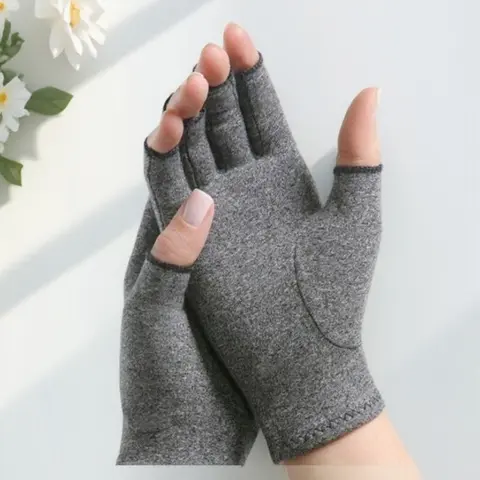 Arthritis Relief Winter Gloves: Relieve Hand Pain, Stiffness & Swelling - Breathable Elastic Material for Comfortable Joint Support, Compression & Circulation - All-Day Wear for Gardening, Typing, Sports - Non-Sweaty Design - Gloves For Winters
