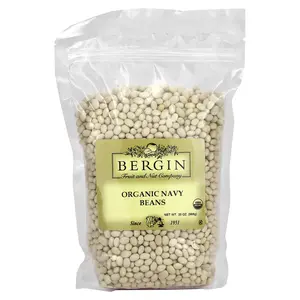 Bergin Fruit and Nut Company Organic Navy Beans, 20 oz (568 g)