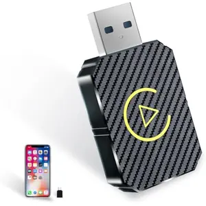 Wireless CarPlay Adapter for Android Auto – Convert Wired to Wireless in Seconds, Compact Design with USB Cable, Stable & Low Latency Connection for 2020+ Vehicles