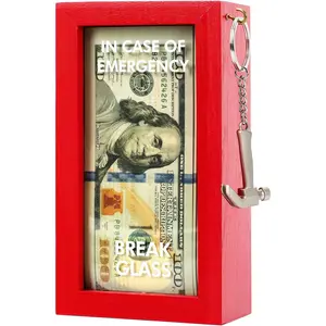 Funny Gift Emergency Box w/Hammer, Break in Case of Emergency Box, Personalized Prank Gag Gift for Birthday Holiday, Funny Desk Decor, White Elephant Gift for Friend Coworker Family