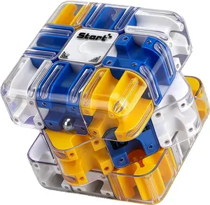3D Ball Maze Cube Puzzle - Educational Logic Cube for Kids, Parent-Child Battle Game, Stress Relief Toy for Logical Thinking Training
