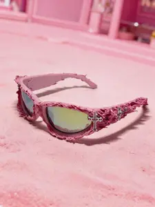 Halloween Decorative Shark Tooth Glasses Frame, Retro Bohemian Style, Party Decoration Supplies, Party Props, High-Quality Metal Accessories, All-Season Fashion Eyewear
