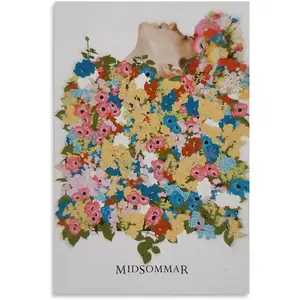 Midsommar Movie Posters Alternative Movie Poster (2) Canvas Painting Wall Art Poster for Bedroom Living Room Decor