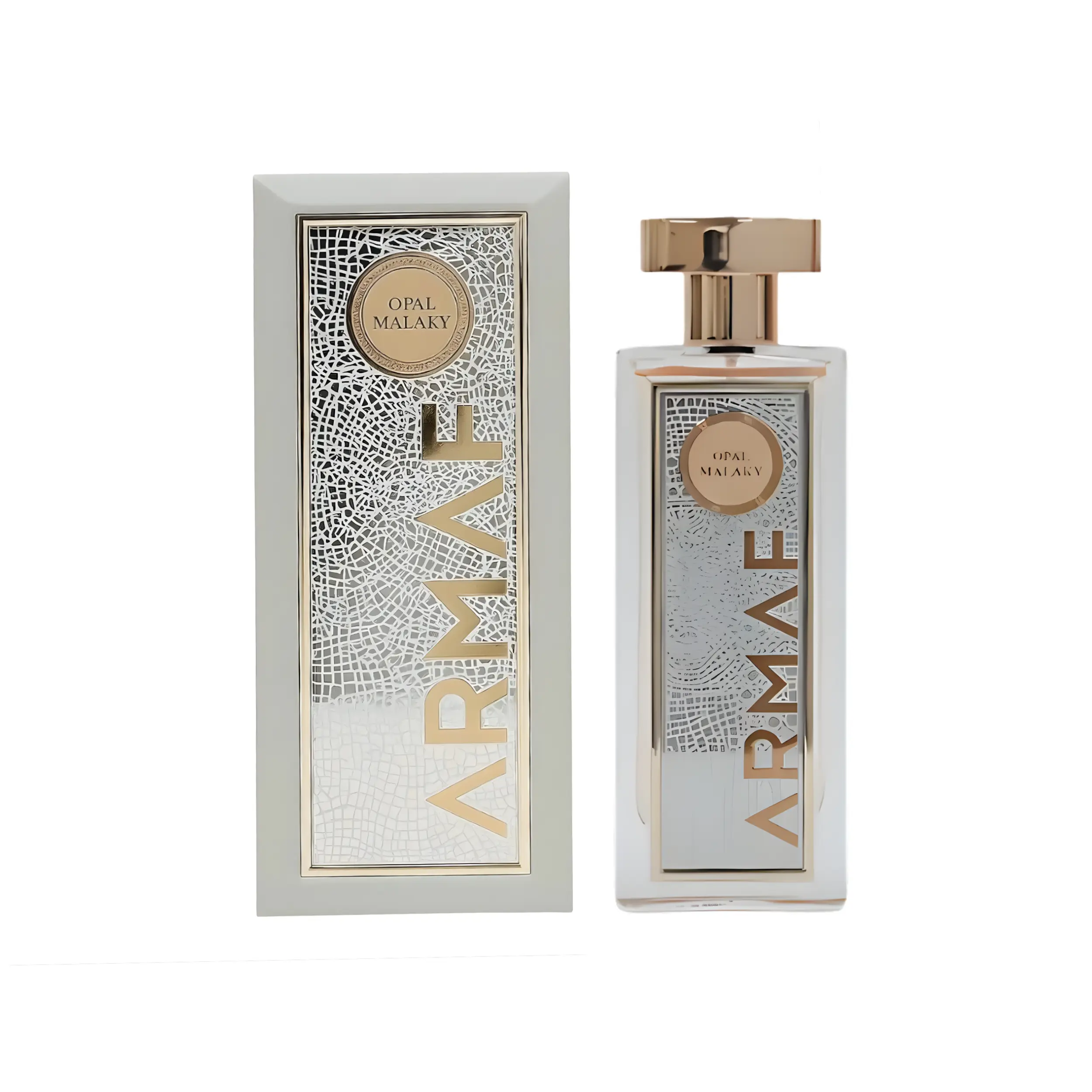 Armaf Mosaic Opal Malaky Eau De Parfum - Men's Signature Scent, Adults' Amber Blend Fragrance with a Rich Blend of Warm Spices, 2.5 fl oz (2-2.9 fl oz Range), Single Item, Woody, Bottle, Confidence-Building Men's Fragrance, Liquid