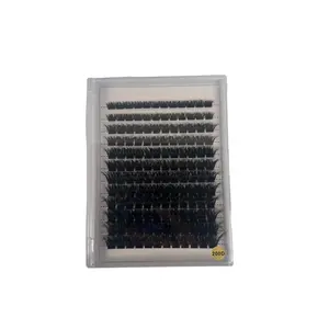 New Large Capacity DIY False Eyelashes Hot Melt Cluster Lash Box Multi Style 100D-200D Natural Dense Curly 3D Messy Segmented Lashes