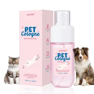 Dog & Cat Perfume | Long-Lasting Baby Powder Scent Deodorizing Spray | Fur-Conditioning Cologne, Non-Sticky Formula | Travel-Friendly, 3.38 fl. oz