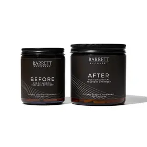 Barrett Recovery Optimal Recovery Duo Bundle - BEFORE + AFTER Pre-Op & Post-Op Recovery Optimizer with Immune System Support & Gut Health Benefits