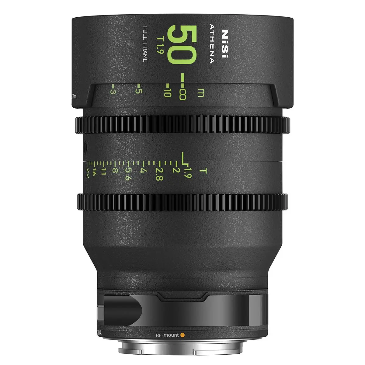 NiSi ATHENA PRIME 50mm T1.9 Cine Lens with Filter Holder, Canon RF