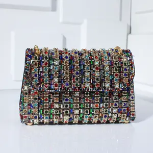 Fashion Crossbody Dinner Bag Diamond-Encrusted Hand Bag Delicate Senior Sense Square Women's Hand Bag Shoulder Bag Crossbody Bag woman gift Women's Rhinestone clutch  purse woman gift glass cleaner bolsas elegantes