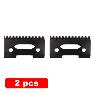 2PCS Replacement Removable Ceramic Blades for MADESHOW M10 M5f WMARK NG-9004 Kemei 2296 1767 2796 2242 1858 1856 1867 1691 VGR 197 196 285 JUCAI JC01 JC06 Professional Hair Clipper Trimmer Hair Clipper Replacement Heads