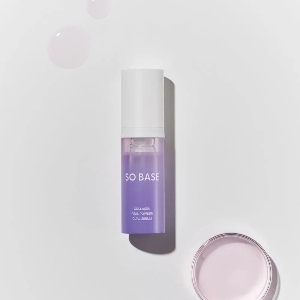 SOBASE 100% Pure Collagen Powder Serum - Instant Face Lift & Wrinkle Filler Glow for Sagging Skin