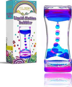 YUE MOTION liquid motion bubbler sensory toy calming handheld oil timer for kids and adults