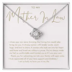 Mother’s Day Necklace for Mom – Meaningful Mom Jewelry Gift, Adjustable Heart Necklace Gift Box Set for Women, Best Gift for Mom, Wife, Girlfriend