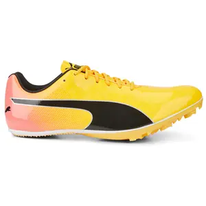 PUMA Mens Evospeed Sprint 14 And Field Running Sneakers Shoes - Yellow PUMA Mens Evospeed Sprint 14 And Field Running Sneakers Shoes - Yellow