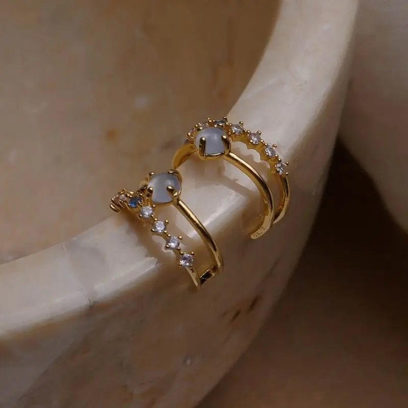Ladies Vintage Opal Earrings | Antique Opal Earrings | Vintage Opal Jewelry | Sterling Silver Opal Earrings | 925 Sterling Silver Opal Earrings