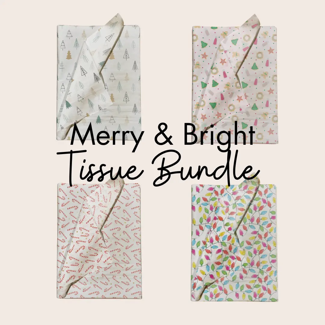 Merry and Bright Variety Pack 20x30 Tissue Paper – Gift Wrapping & Boutique Packaging