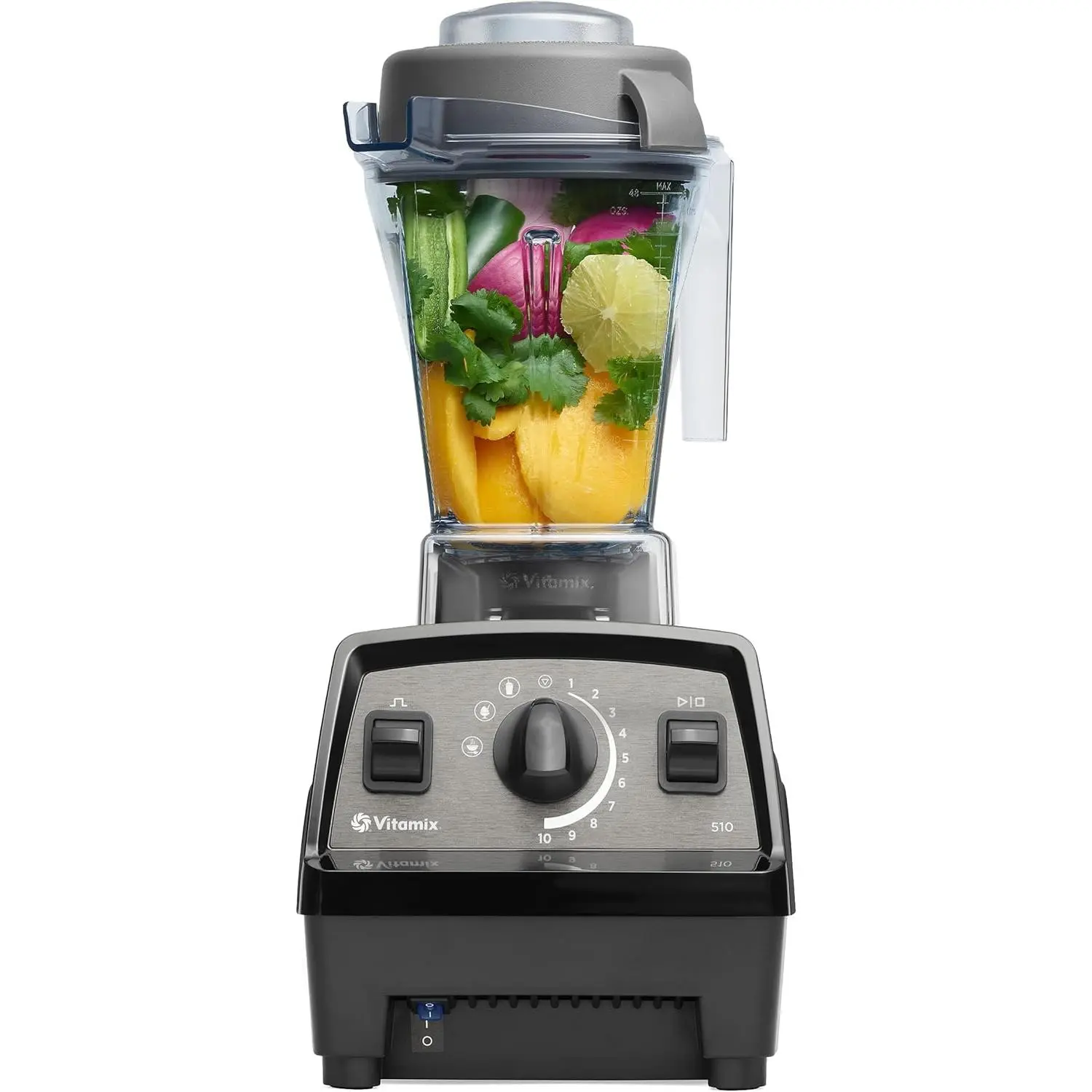 Vitamix Propel Series 510 Blender with Three Blending Programs, Professional-Grade Blender for Smoothies and More, Stainless-Steel Blades, Self-Cleaning Kitchen Appliance, 48 Oz Container, Black