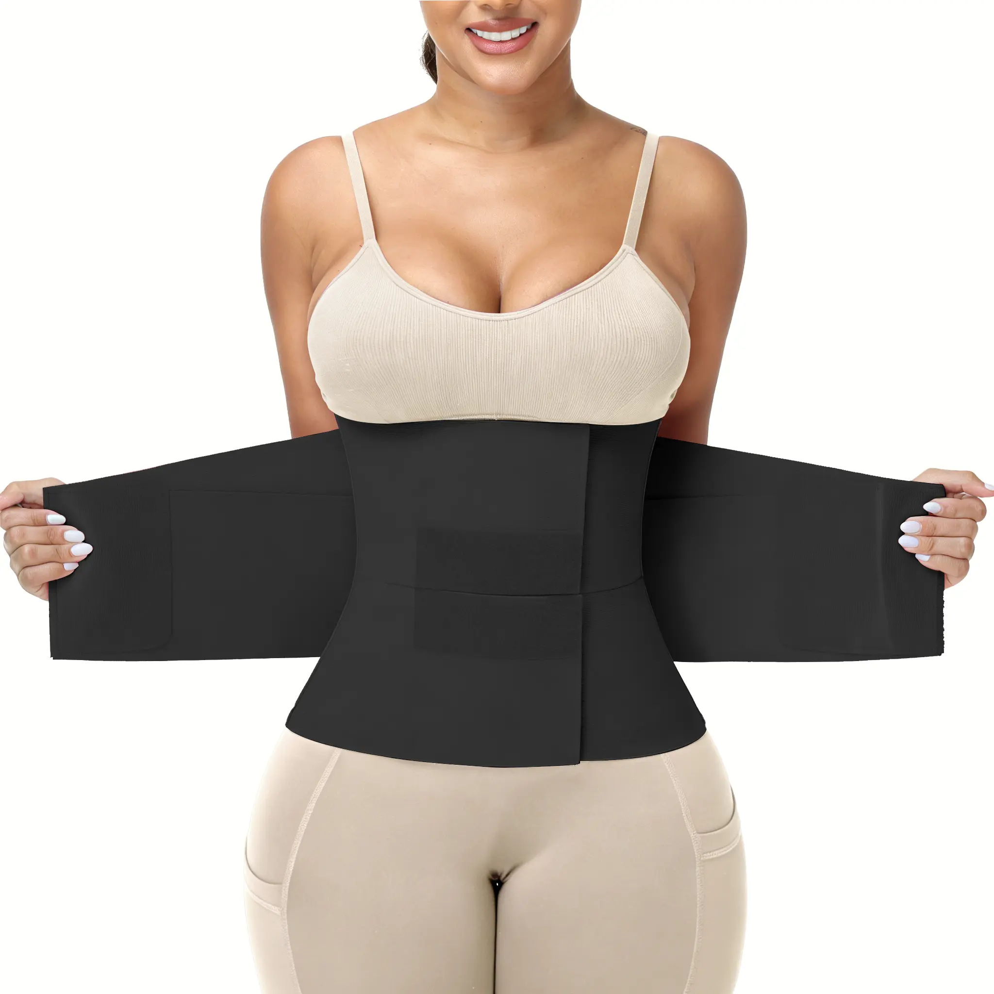 VENUZOR Waist Trainer for Women Tummy Control Body Shaper Waist Trimmer Workout Belt Postpartum Shapewear Fit Womenswear
