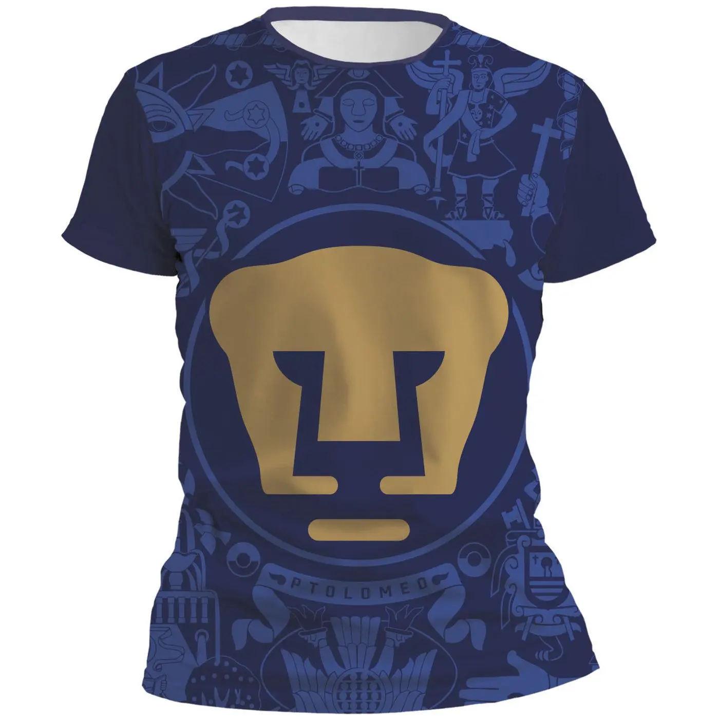 Liga MX Playera Pumas Azul Ptolomeo Football Jersey, Camisetas de Futbol, Football Gear, Sport Apparel, Soccer Jersey Men Women