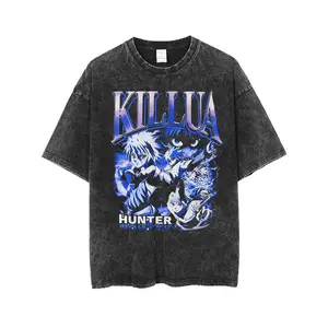 Hunter x Hunter Killua Vintage Graphic T-Shirt - Anime Streetwear Apparel