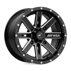 Msa Offroad Wheels M41 Boxer Gloss Black Milled