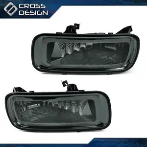 CROSSDESIGN Front Left & Right Car Light Fog Lights Pair, Compatible with 04-06 Ford F-150, Replacement for FO2593197 & FO2592197, Headlight Fog Lights