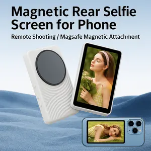 【Free Shipping】Vlog Wireless Monitor with Magnetic Mount, Selfie Screen for Vlogging, 1080P 30fps Video Recorder, Phone Rear Camera, Built-in IE Screen for Live Streaming