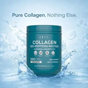 Collagen Bio-Peptide Powder 20oz - Grassfed Protein Supplement - Advanced with 18 Essential Amino Acid Dietary Edible