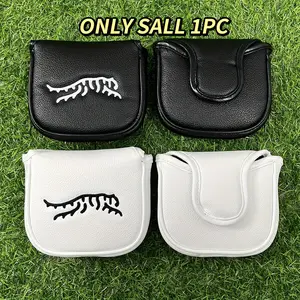 Abstract Tiger Pattern Golf Club Head Cover, 1 Count Golf Putter Cover, Golf Fashion Club Cover, Waterproof and Durable Materials, It Is A Golf Club Protective Cover Worth Having, Golf Accessories