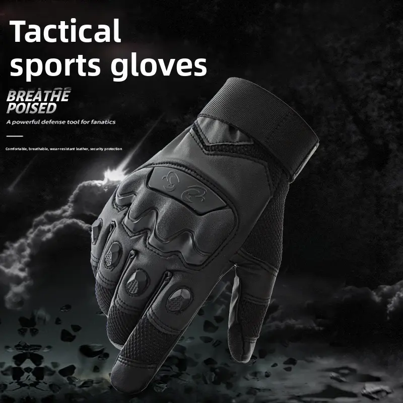 Tactical Gloves Men's Special Forces Military Fans Windproof Wear-resistant Fighting Boxing Outdoor Cycling Motorcycle Sports Gloves