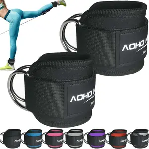 Ankle Strap for Cable Machine Attachments, Gym Accessories for Women and Men, Neoprene Ankle Cuffs for glute Kickback, Leg Workouts ande Booty Hip Abductors Exercise