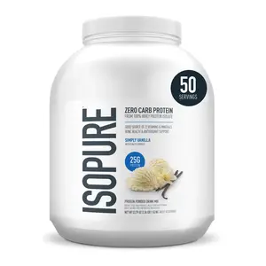 Isopure Zero/Low Carb Isolate 3Lbs  Fitness Supplement Protein