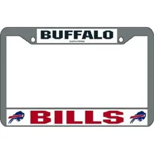 Buffalo Bills License Plate Frame Chrome