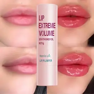 Instant Volumizing & Plumping Lip Serum - Long-Lasting Glossy High-Shine Liquid Lip Balm with, for Fuller Lips, Suitable for All Light Beige Types & Sensitive Lips, Volume Boosting Lip Gloss