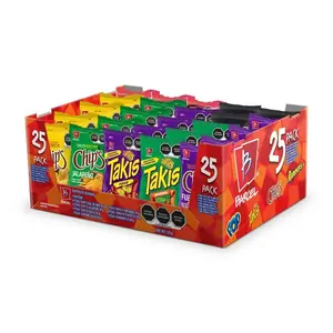 Barcel Surtidos Chips Takis Runners Mexican Sabritas Snack 25 Pieces