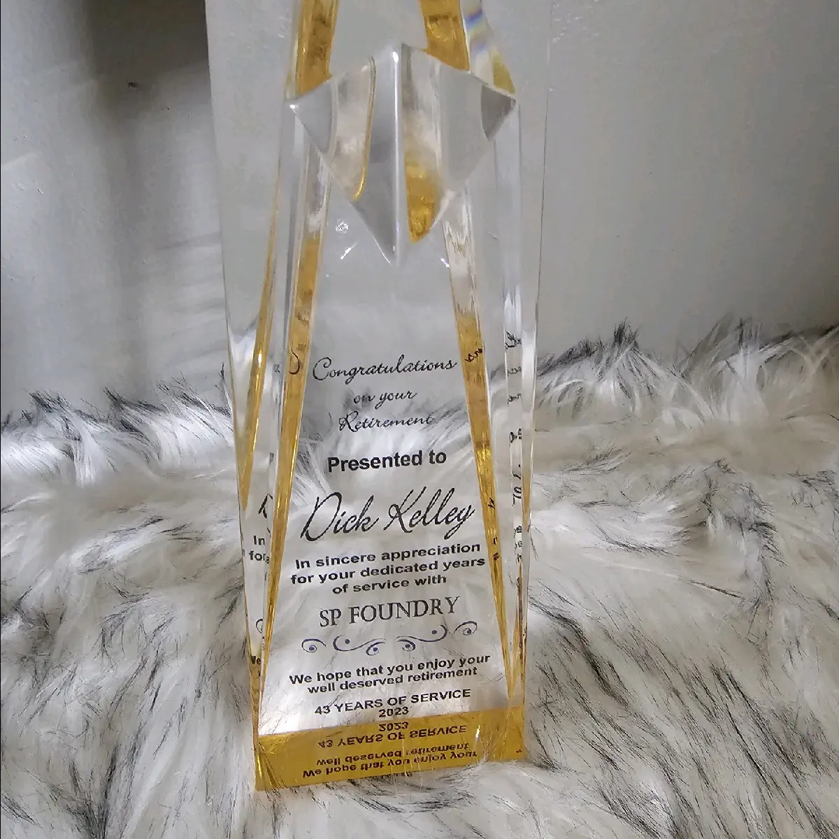 Sub acrylics awards