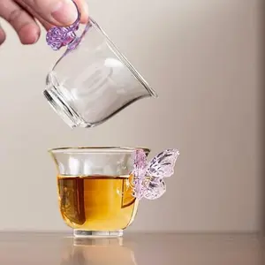 OGVIP Butterfly Glass Tea Cup 60ml