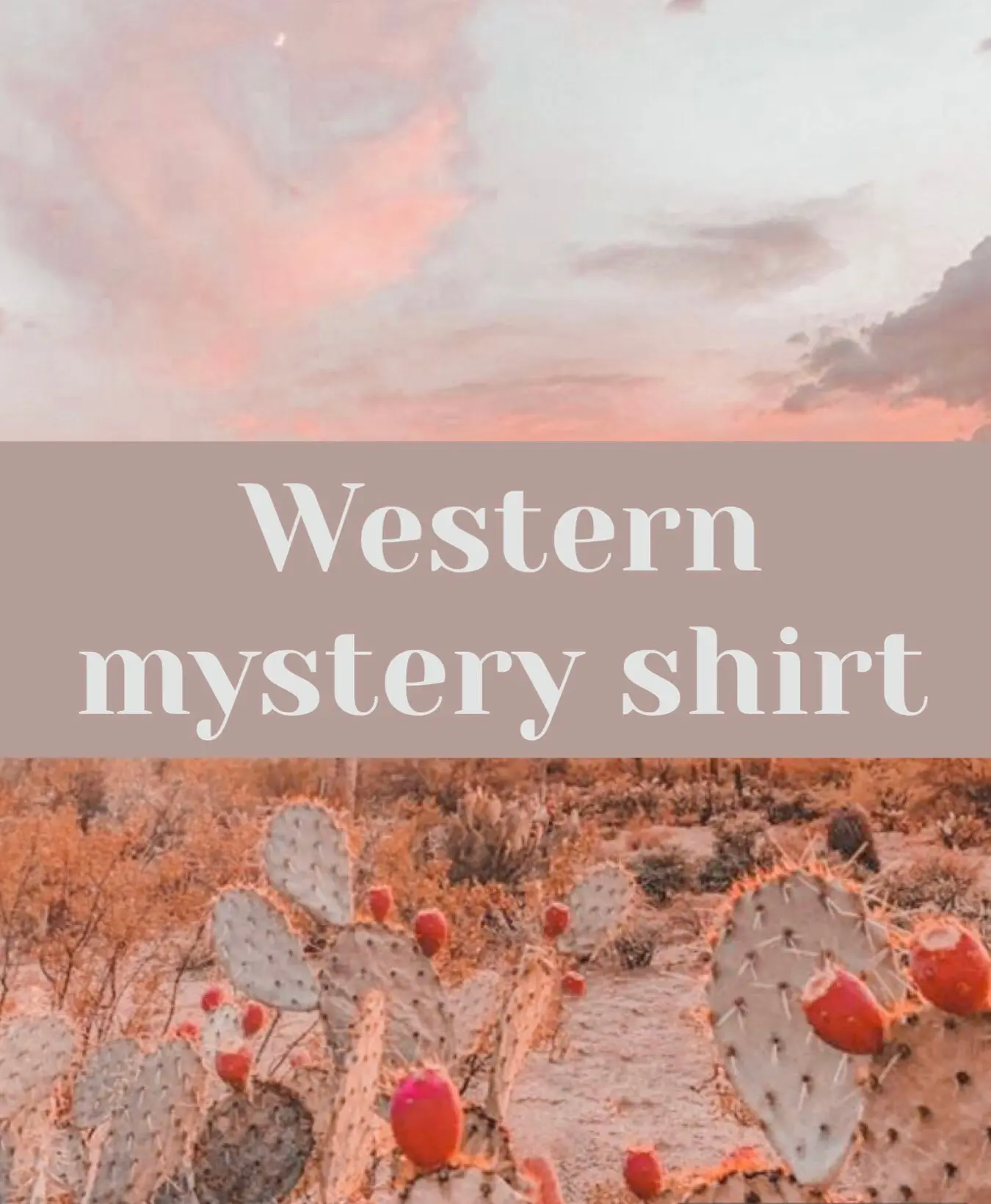 Western mystery shirt