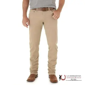 MEN'S WRANGLER SLIM STRAIGHT KHAKI JEANS LIGHTWEIGHT 1088MWZFN