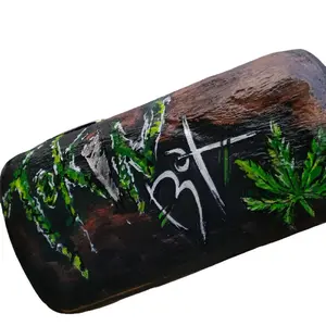 Humorous Ash wood hand carved trinket box. 2 styles one for personal items the other, smokers special.