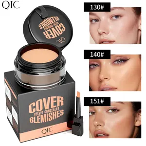High Coverage Concealer Cream for Tattoos, Blemishes and Redness, Waterproof Lightweight Makeup for Parties and Work—Holiday Ready This Christmas