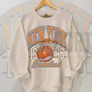 NYork Basketball Unisex Shirt, Blend Crewneck Sweatshirt