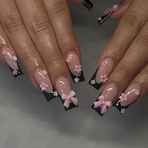 Dollar Bill Gold Rhinestone Luxury Wearable Nails, Party Eye-catching Gift Style, Reusable High-end False Nails