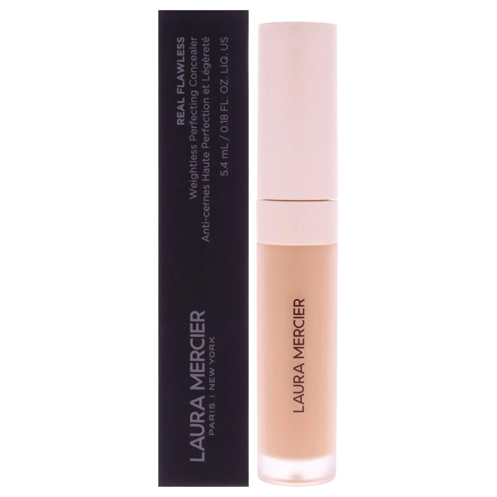 Laura Mercier Women's Lightweight Flawless Perfecting Concealer - 3W1 Light to Medium Warm Undertones, Easy Apply Makeup for Natural Look, 0.18 fl oz