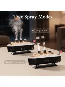 Upgraded 250ml Essential Oil Diffuser Cool Mist Ultrasonic Aroma Aromatherapy Diffuser with Remote Control 7 Light 2 Mist Mode Auto Shut-Off for Bedroom Office Hotel